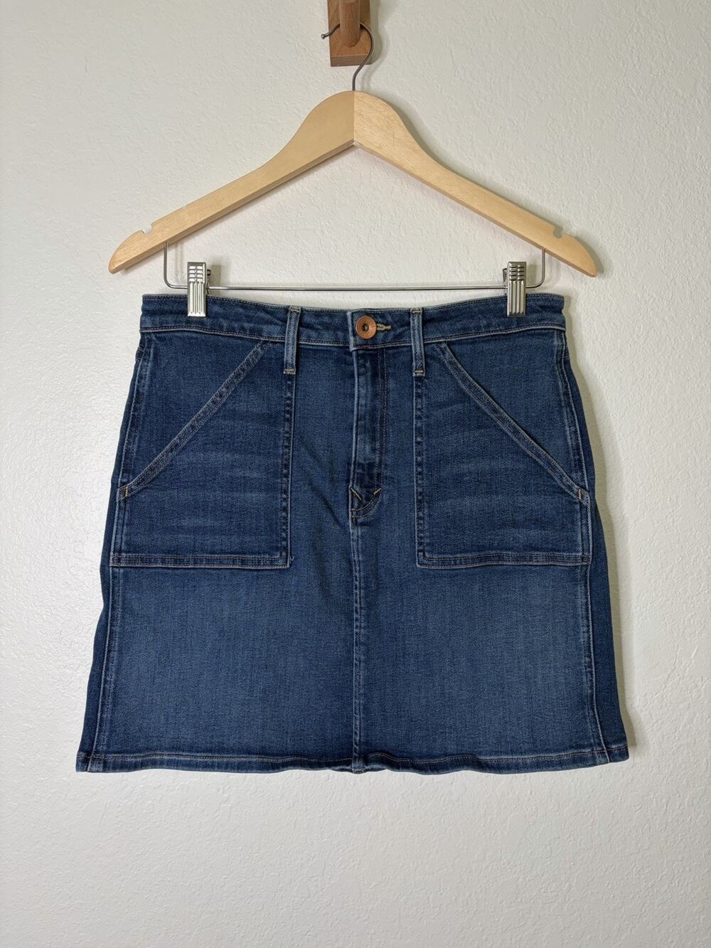 Vineyard Vines Blue Denim Skirt Size 30 Stretch